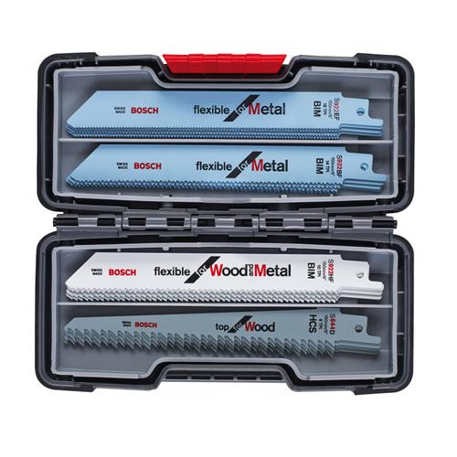 Set 20 panze fierastrau sabie Bosch Professional ToughBox S Wood and Metal 2607010902