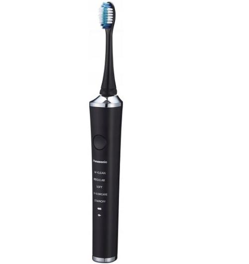 Periuta de dinti electrica Panasonic EW-DP52-K803, 31000 vibratii/min, Motor sonic dual, 5 Programe, 5 Capete (Negru)