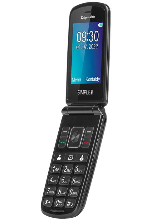 Telefon Seniori Kruger&Matz 929, 2G, Buton SOS (Negru)