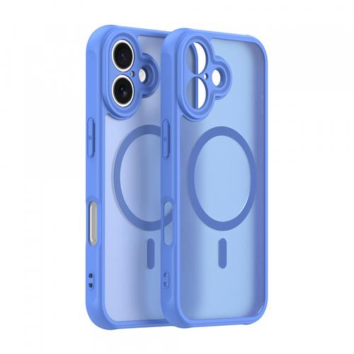 Husa MagSafe pentru Apple iPhone 17, Techsuit, HaloFrost II, Albastra
