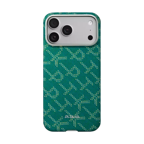Husa Pitaka pentru iPhone 17 Pro Max, Ultra-Slim, PitaTap (Auriu/Verde)