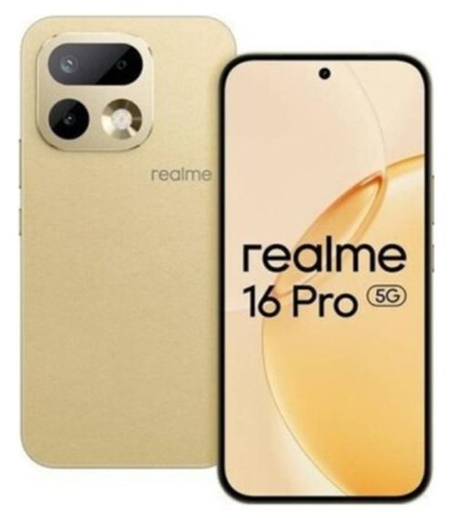 Telefon Mobil Realme 16 Pro, Procesor Mediatek Dimensity 7300 Max Octa-core, Ecran AMOLED 6.78inch, 8GB RAM, 256GB Flash, Camera Duala 200 + 8 MP, Wi-Fi, 5G, Dual SIM, Android (Auriu)