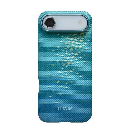Husa Protectie Spate Pitaka pentru Apple iPhone 17 Air, Ultra-Slim (Albatru/Auriu)