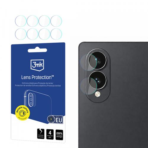 Folie de protectie Camera Spate 3MK Protection pentru Samsung Galaxy Z Fold8 F971, Sticla Securizata, Set 4 bucati, Transparenta