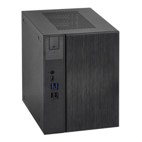 Calculator de birou ASRock DeskMeet X600, Fara Procesor, Fara RAM, Fara Stocare, No OS (Negru)