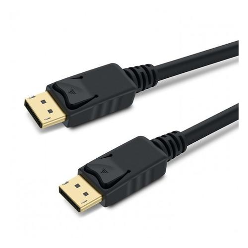 Cablu DisplayPort, tata - tata, Versiunea 1.3/1.4, 4K (3840×2160), dublu ecranat, conectori auriti, 2m, PremiumCord