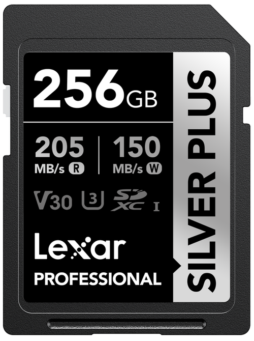Card de memorie Lexar Professional SILVER Plus 1066x LSDSIPL256G-BNNNG, 256GB, SDXC, UHS-I U3 A2, V30