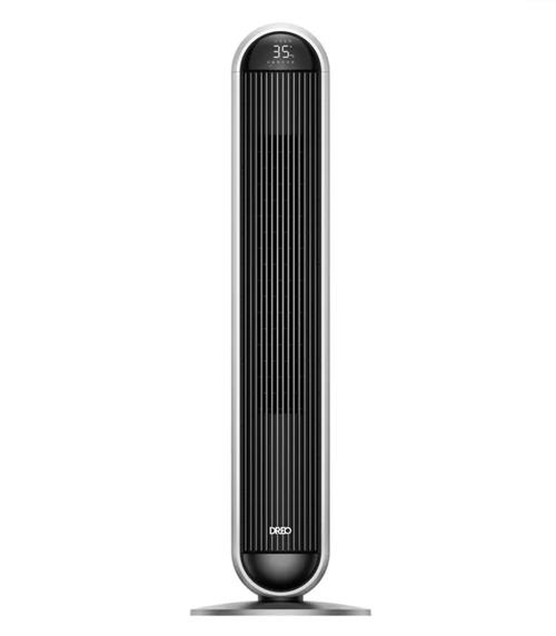 Ventilator turn DREO 2in1 HSH016S, Ventilare si Incalzire, 1500 W, 12 viteze (Argintiu)