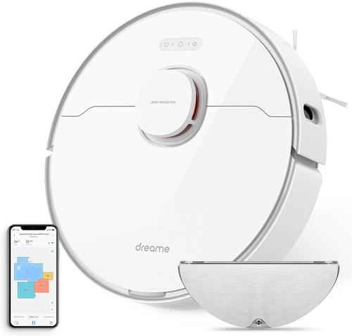Aspirator robot Dreame L10 Pro, 0.57 L, 4000 Pa, Autonomie 150 min, Wi-fi, 46 W (Alb)