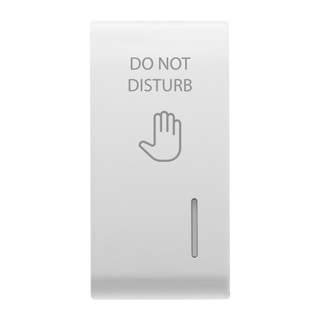 BUTON INTERSCHIMBABIL - CU DIFUZOR - DND - 1 MODUL - ALB SATINAT - CHORUSMART
