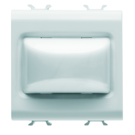 LAMPA INDICATOARE PROEMINENTA - 12V c.a./c.c. / 230V c.a. 50/60 Hz - OPAL - 2 MODULE - ALB SATINAT - CHORUSMART