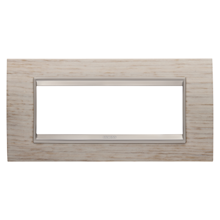 PLACA LUX - DIN LEMN - 6 MODULE - STEJAR DESCHIS - CADRU INTERIOR BRONZ DESCHIS MAT - CHORUSMART