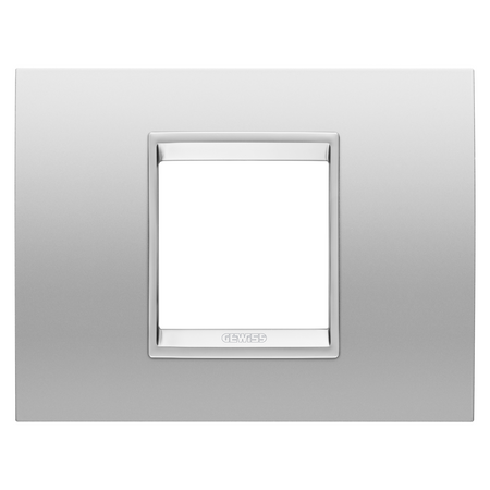 PLACA LUX - IN METAL - 2 MODULE - GRI MAGNETIC - CADRU INTERIOR GRI MAGNETIC MAT - CHORUSMART