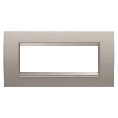 PLACA LUX - IN METAL - 6 MODULE - ALUMINIU PERIAT - CADRU INTERIOR BRONZ MAT - CHORUSMART