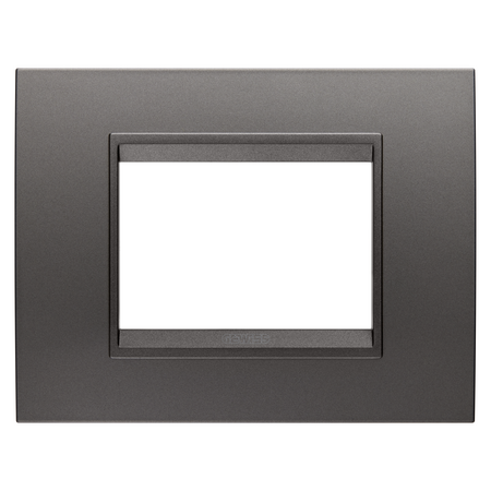 PLACA LUX - IN METAL - 3 MODULE - GUNBARREL - CADRU INTERIOR MATT GUNBARREL - CHORUSMART