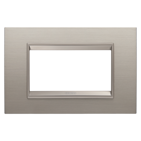 PLACA LUX - IN METAL - 4 MODULE - ALUMINIU PERIAT - CADRU INTERIOR BRONZ MAT - CHORUSMART