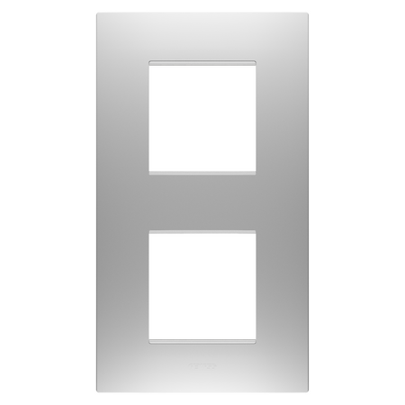PLACA INTERNATIONALA EGO - IN TEHNOPOLIMER VOPSIT - 2+2 MODULE VERTICAL - GRI MAGNETIC - CHORUSMART