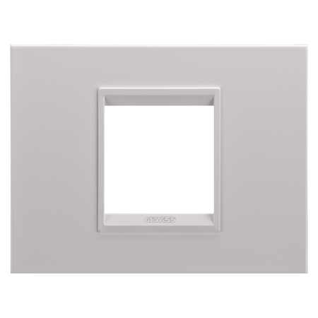 PLACA DE LUX - IN METAL - 2 MODULE - ALB MONOCROM BEJ NATURAL- CHORUSMART