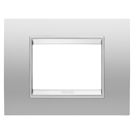 PLACA LUX - IN METAL - 3 MODULE - GRI MAGNETIC - CADRU INTERIOR GRI MAGNETIC MAT - CHORUSMART