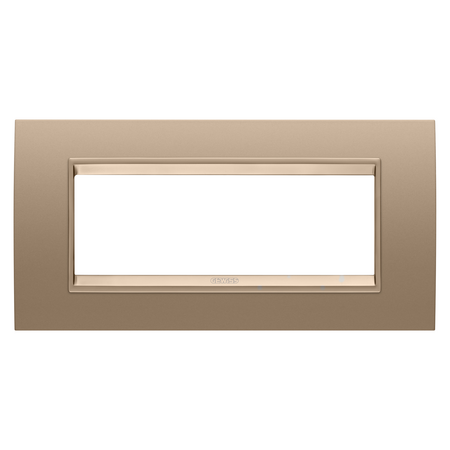 PLACA LUX - IN METAL - 6 MODULE - CUPRU MOALE - CADRU INTERIOR CUPRU MOALE MAT - CHORUSMART