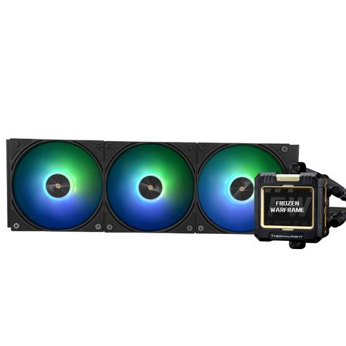 Cooler CPU AIO Thermalright Frozen Warframe 360 ARGB, Racire cu lichid, 3x120mm, S-FDB, 2000 RPM, 70.84 CFM (Negru)