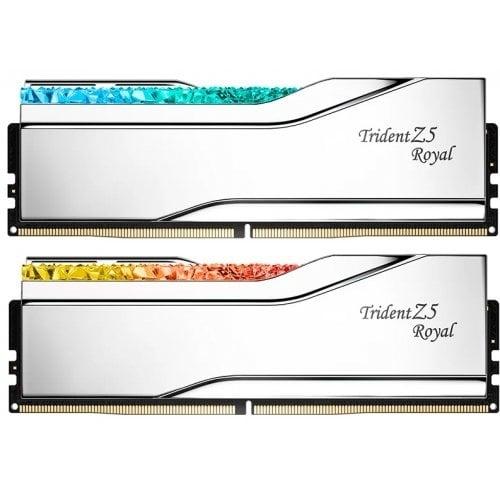 Memorii G.Skill Trident Z5 Royal Intel XMP 3.0 RGB LED, 64GB (2x32GB), DDR5-6400MHz, CL32, Dual Channel