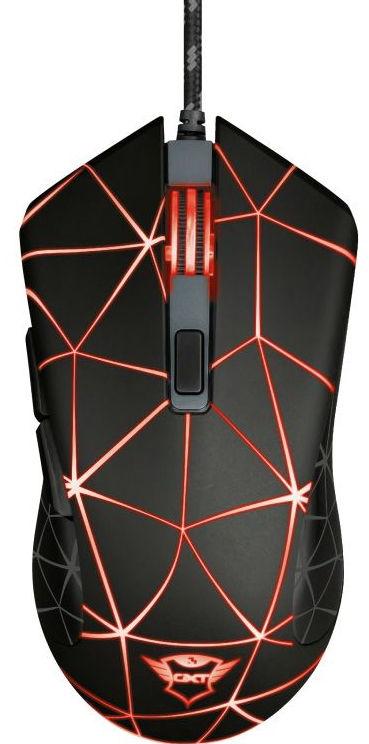 Mouse Gaming Trust GXT 133 Locx, Iluminat, USB, 4000 DPI (Negru)