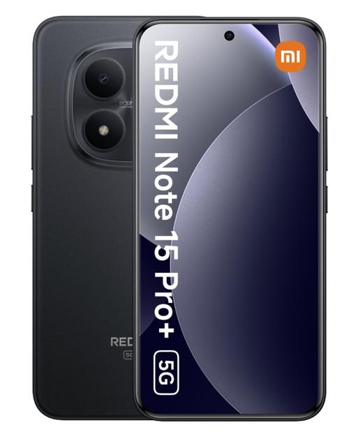 Telefon Mobil Xiaomi Redmi Note 15 Pro+, Procesor Qualcomm SM7635-AC Snapdragon 7s Gen 4 Octa-Core, AMOLED 6.83inch, 8GB RAM, 256GB Flash, Camera Duala 200+8 MP, Wi-Fi, 5G, Dual Sim, Android (Negru)