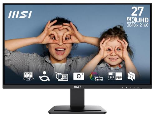 Monitor IPS LED MSI 27inch PRO MP273U, UHD (3840 x 2160), HDMI, DisplayPort, Boxe (Negru)