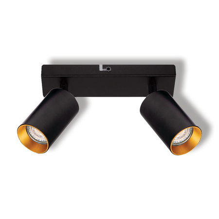 Bec LED Ledvance (Osram)  LED SPOT ETERNAL BLACK AND GOLD 2XGU10, 6 W, negru