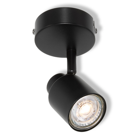 Bec LED Ledvance (Osram)  LED SPOT PRIMAL 1XGU10 ROUND BLACK, 6 W, negru