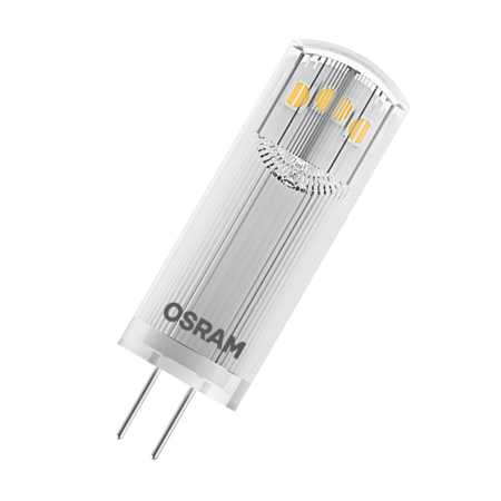 Bec LED capsulă Ledvance (Osram)  LED Base PIN 20 320° 1,8 W 827 Clear G4, 200 lm, 2700 K, transparent