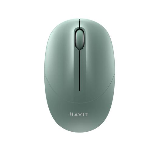Mouse HAVIT MS54GT, Wireless 2.4 Ghz, 1600DPI (Verde)