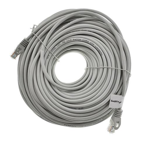 Cablu UTP, Lanberg 42805, cat.5e, mufat 2xRJ45, lungime 50m, AWG 26, 100 MHz, de legatura retea, ethernet, Gri