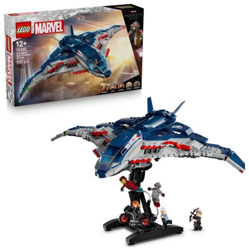 LEGO® Marvel - Quinjet din Razbunatorii: Sub semnul lui Ultron 76325, 1131 piese