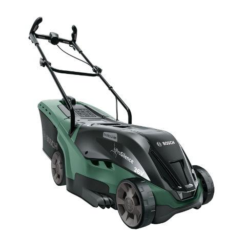 Masina de tuns iarba Bosch Universal Rotak 36-550, 36 V, Suprafata recomandata 550 mp (Negru/Verde)