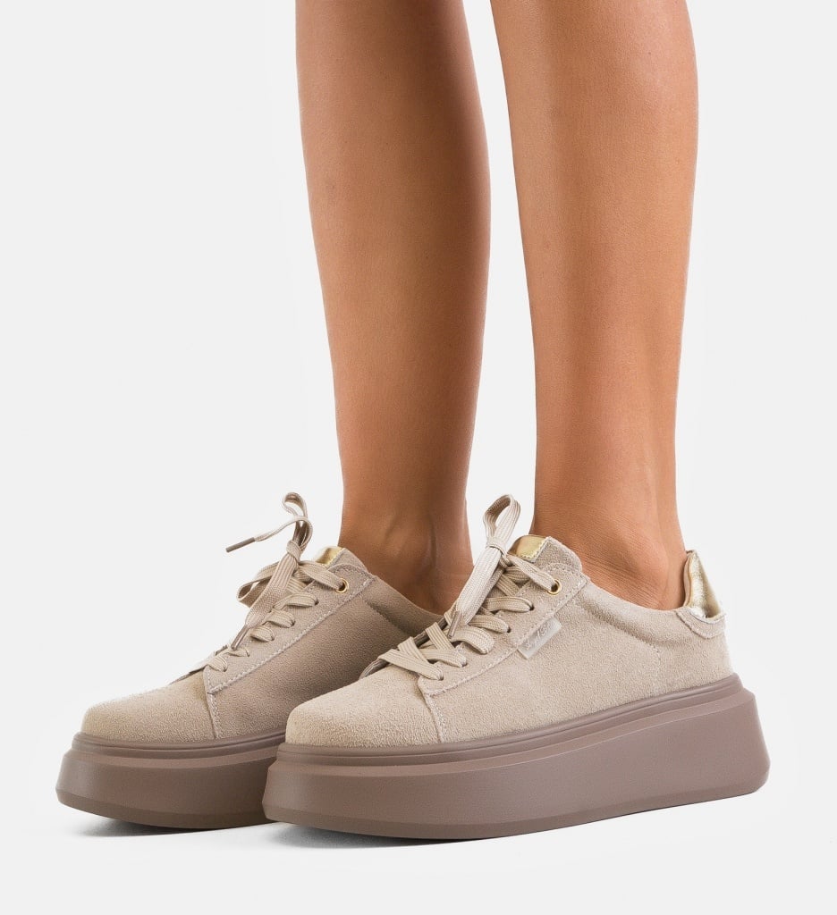 Sneakers dama Kamin Bej