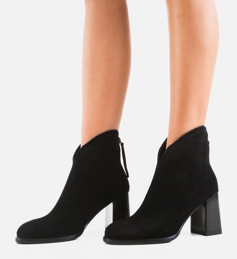 Botine dama Larry Negre