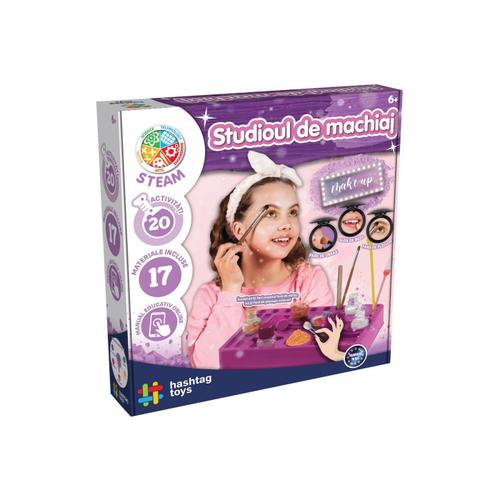Set Hashtag Toys STEAM - Studioul de machiaj, lb. romana, +6 ani