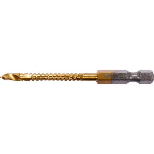 Burghiu de frezat pentru metal Yato YT-44821, 4mm X 78mm, Auriu