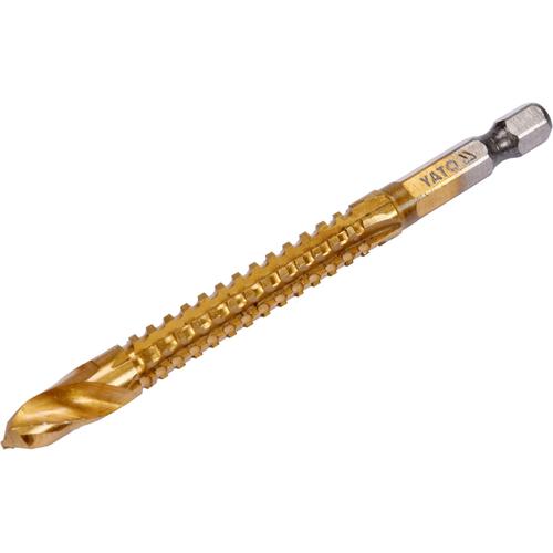 Burghiu de frezat pentru metal Yato YT-44826, 8mm X 99mm, Auriu