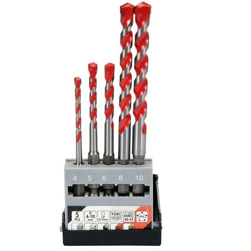 Set 5 burghie 4-10MM, Yato YT-44789, Sistem de prindere 1/4inch