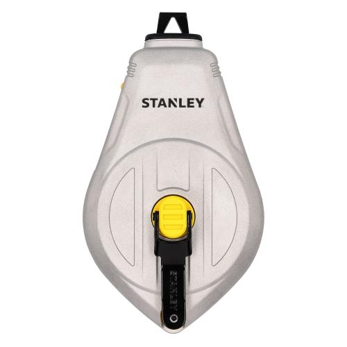 Sfoara de trasare cu creta STANLEY STHT47110-0, lungime fir 30 m, raport recuperare 1:1, carcasa din aluminiu rezistenta, fir pentru marcare precisa, rebobinare manuala, utilizare practica pe santier, ideala pentru constructii si amenajari