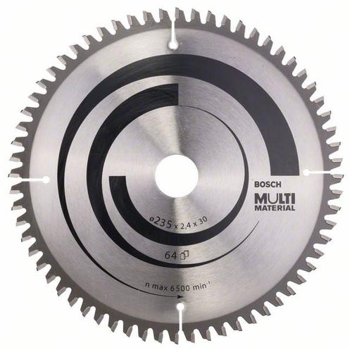 BOSCH - Panza fierastrau circular HM MultiMaterial, 235x2.4/1.8x30mm, 64 dinti [2608640514]