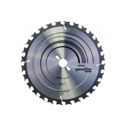 Panza fierastrau circular Bosch PRO Wood, 300x30x3.2/2.2mm, 28 dinti