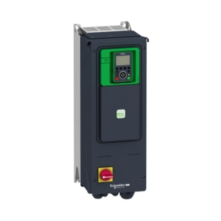 Actionare cu viteza variabila, Altivar Process ATV900, ATV950, 11 kW, 400 pana la 480 V, cu unitate de franare, comutator, IP55