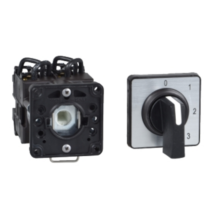 Comutator Voltmetric Cu Came - 3L - 45° - 12 A - Pentru Ø 22 Mm