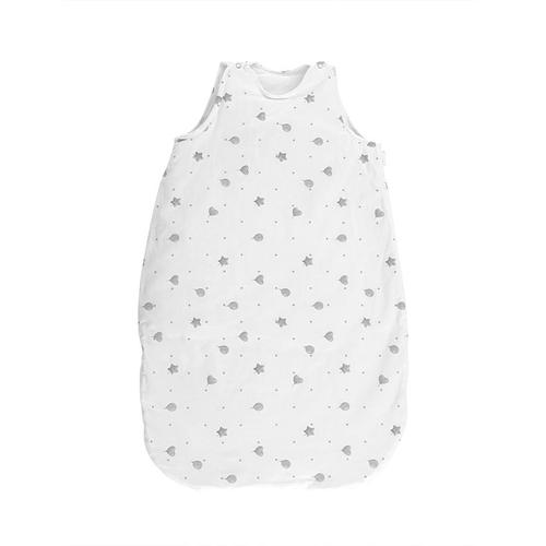 Sac de dormit de iarna, 95 cm, 18-24 luni, bumbac ranforce, captusit, cu umplutura din poliester, Train Grey