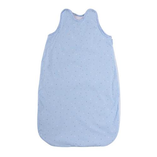 Sac de dormit de iarna, 95 cm, bumbac ranforce, Sky Blue