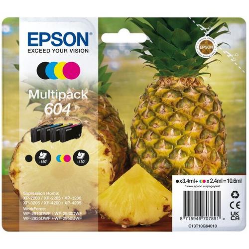 Cartus de cerneala set, Epson, Negru, Cyan, Magenta, Galben (C13T10G64010)